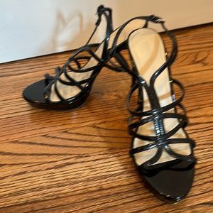 Marc Fisher Size 10 platform Strappy  high heels heel height 5 inches